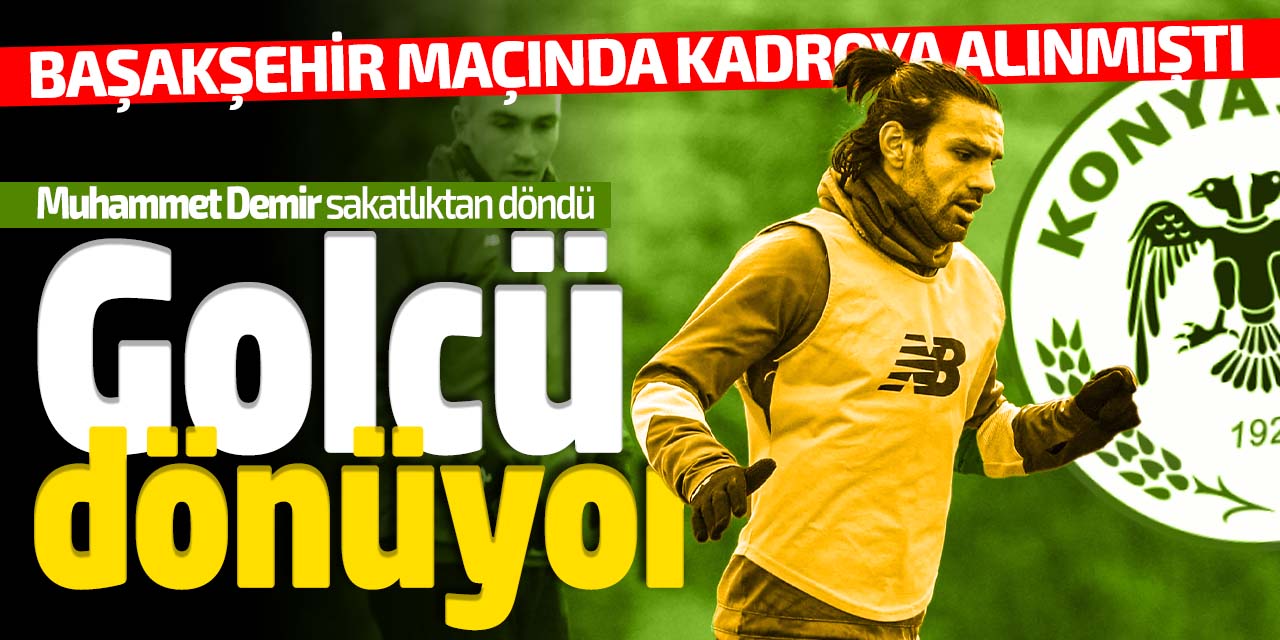 Konyaspor'un golcüsü sakatlıktan döndü! Şans bekleyecek