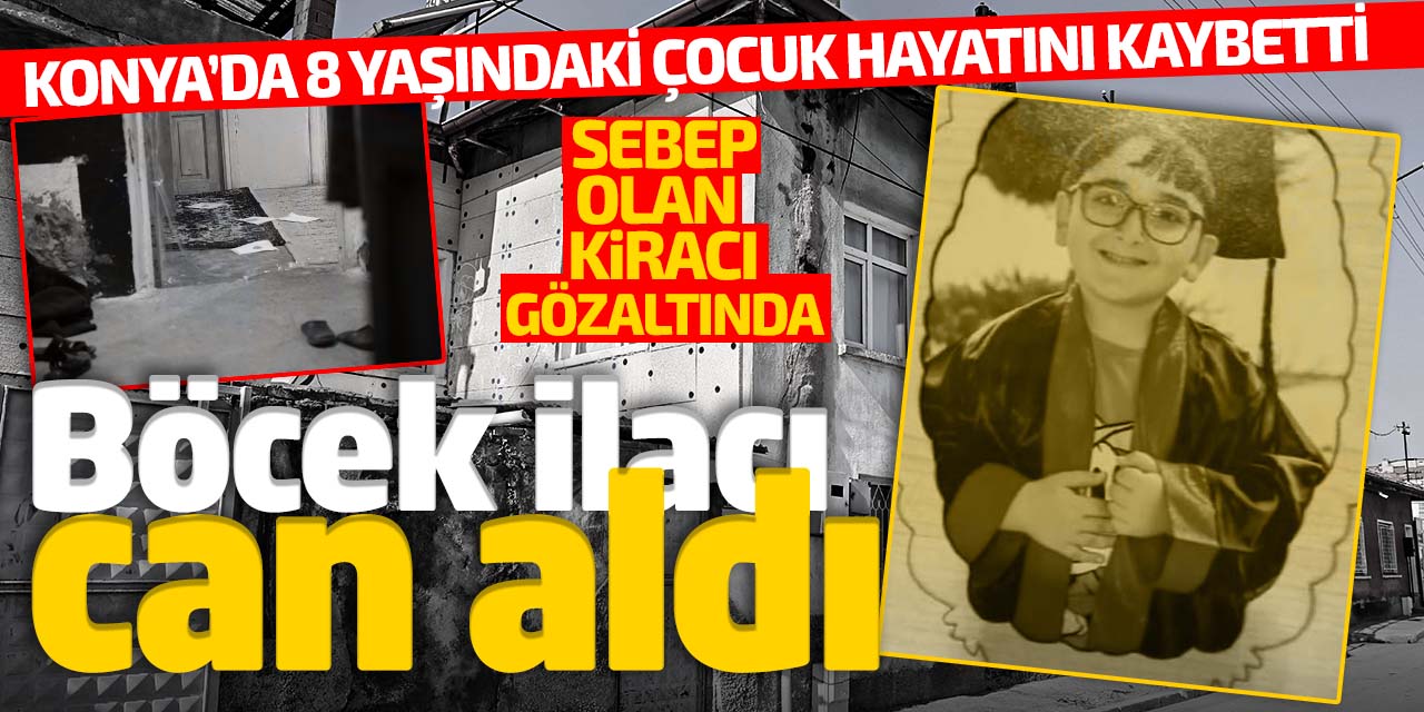 Konya'da böcek ilacı can aldı!