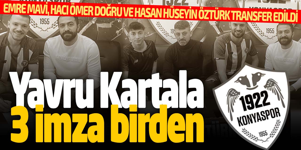 Yavru Kartala 3 imza birden!