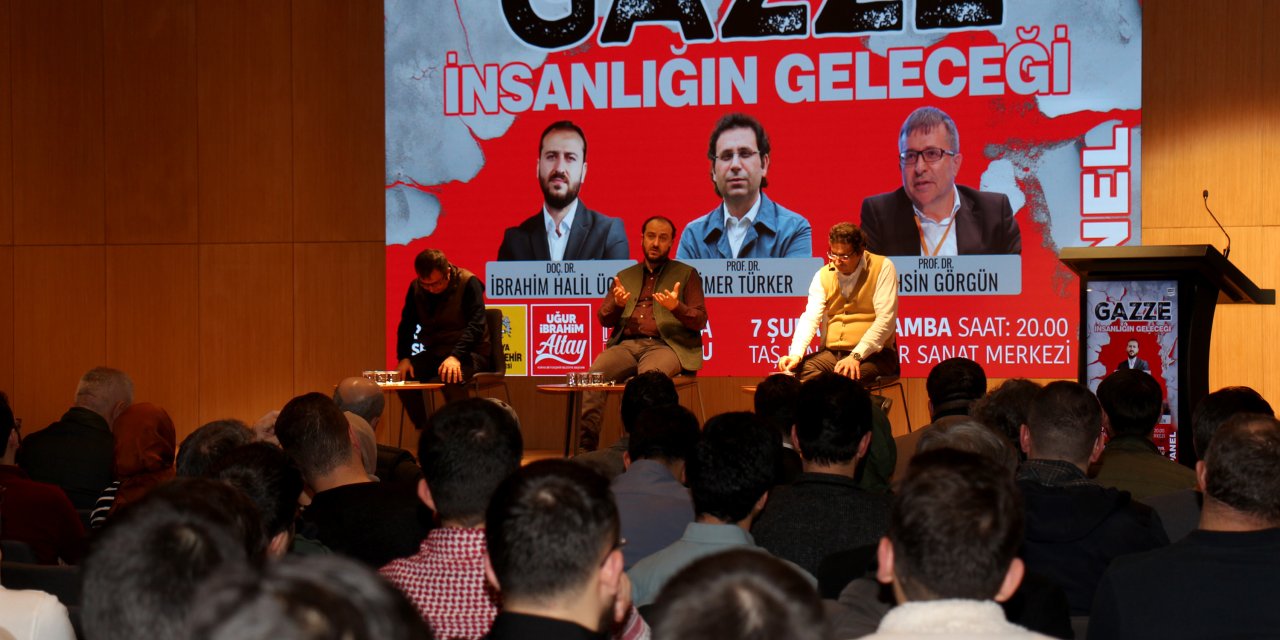 Konya Okulu'nda “Gazze, İnsanlığın Geleceği” konulu panel düzenlendi