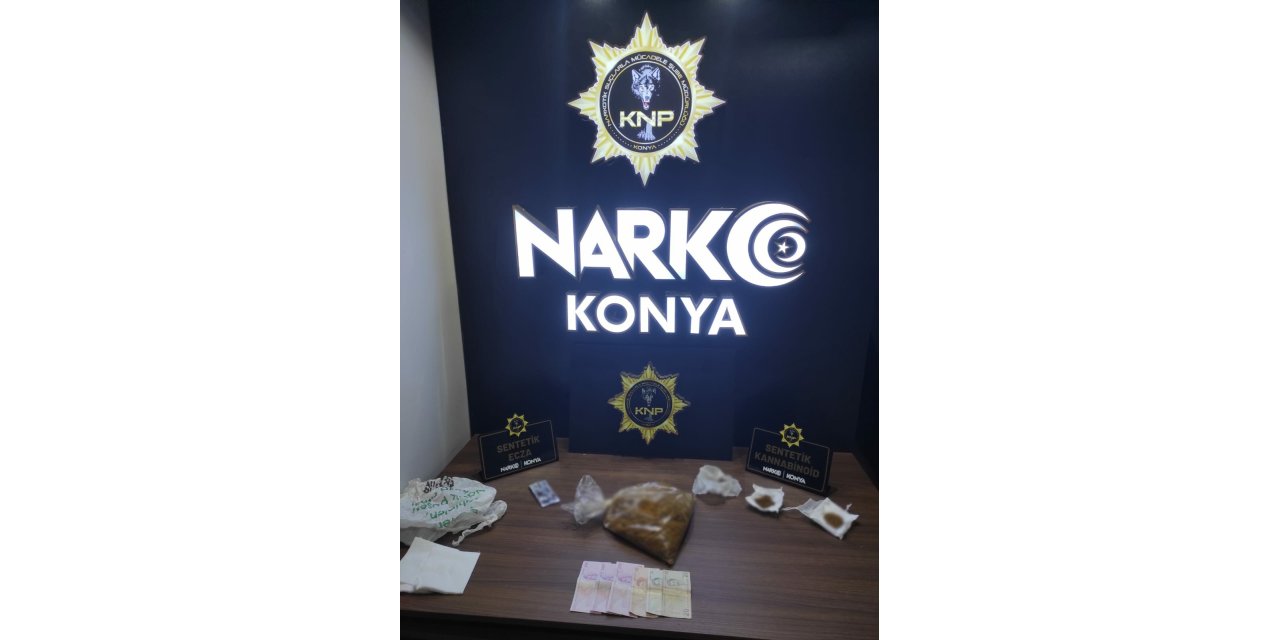 Konya’da uyuşturucu operasyonu: 7 gözaltı