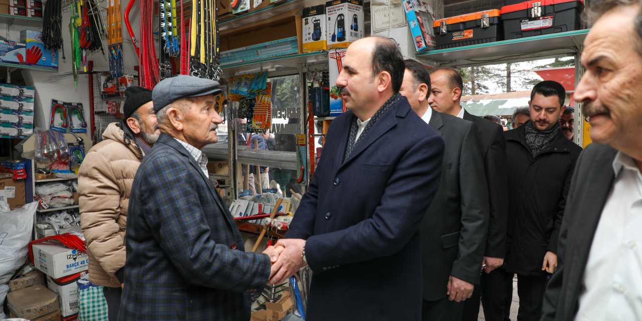 Taşkent ve Hadim'de sevgiyle karşılandı! Başkan Altay; "Sefer Bizden Zafer Allah'tan"