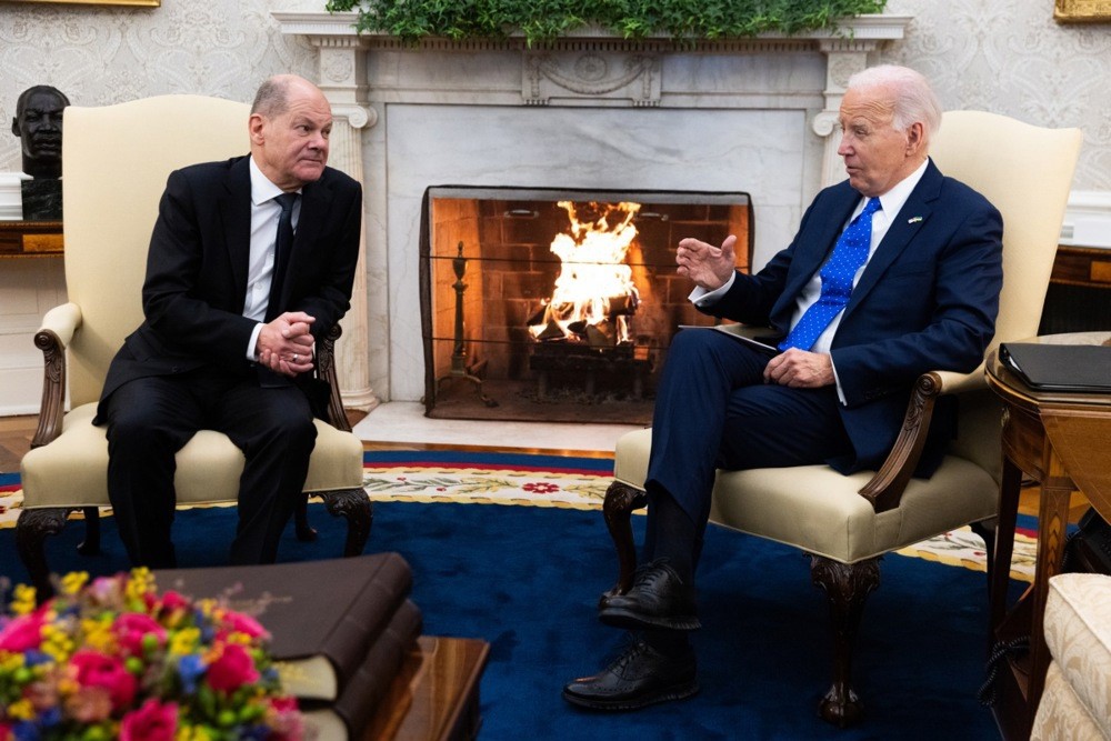 Biden ve Scholz, Ukrayna ile Orta Doğu'yu görüştü