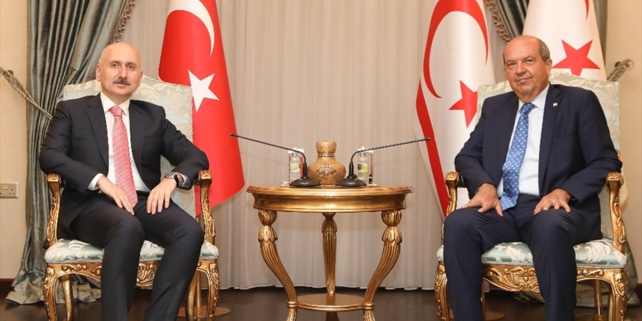 KKTC Cumhurbaşkanı Tatar, Bakan Karaismailoğlu'nu kabul etti