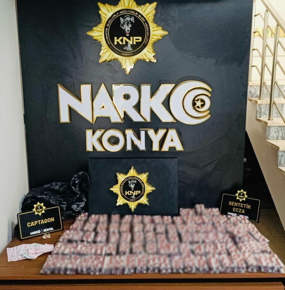 Konya'da uyuşturucu tacirlerine operasyon: 2 kişi tutuklandı