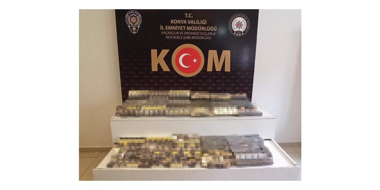 Konya Polisi kaçakçılara göz açtırmıyor! 13 gözaltı