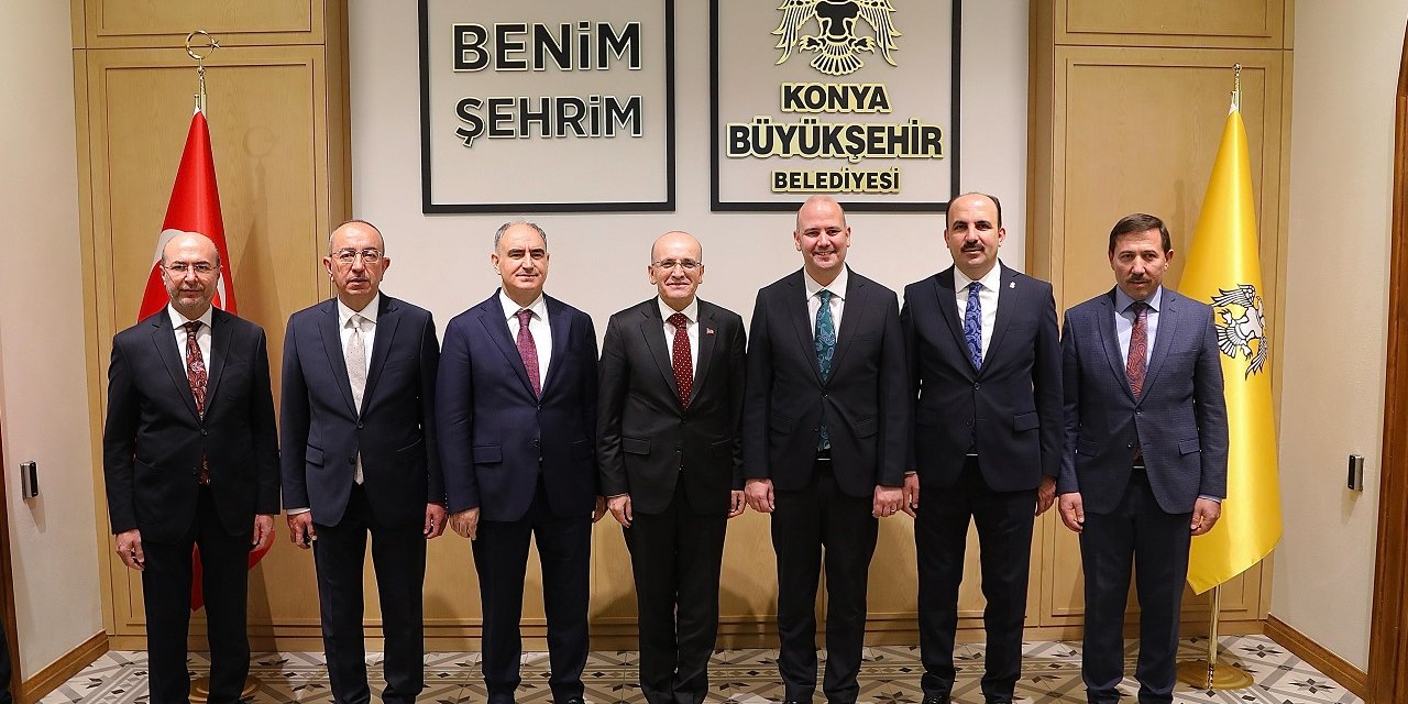 Bakan Şimşek Başkan Altay’ı Ziyaret Etti