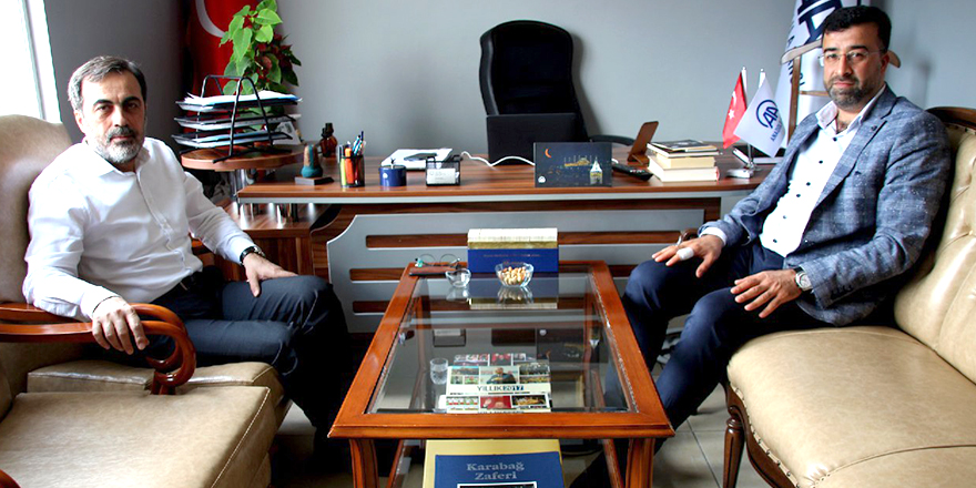 Konya Ticaret Odası Başkanı Öztürk, AA Bölge Müdürü Yerlikaya'yı ziyaret etti