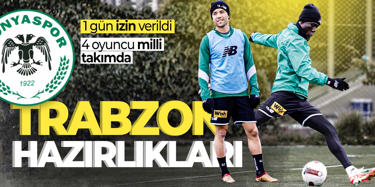 Konyaspor'da Trabzonspor maçı hazırlıkları sürüyor