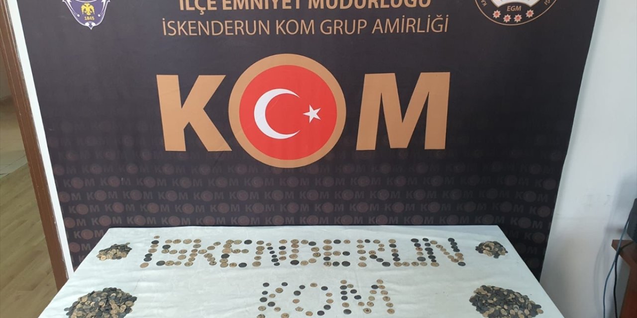 Hatay'da 4 bin 500 sikke ele geçirildi
