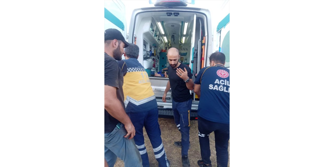 Gaziantep'te dağlık arazide mahsur kalan yaralı kadın kurtarıldı
