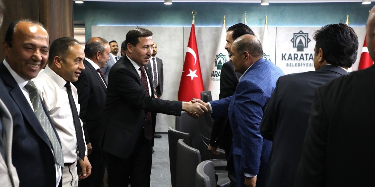 Karataylı Muhtarlardan Başkan Kılca'ya tebrik ziyareti