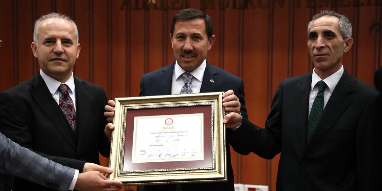 Mazbatasını alan Başkan Kılca; “Daha yapacak çok işimiz var”