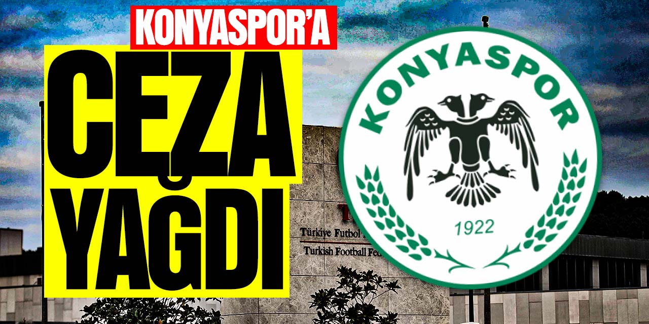 Konyaspor'a ceza yağdı! Trabzon maçından dolayı...