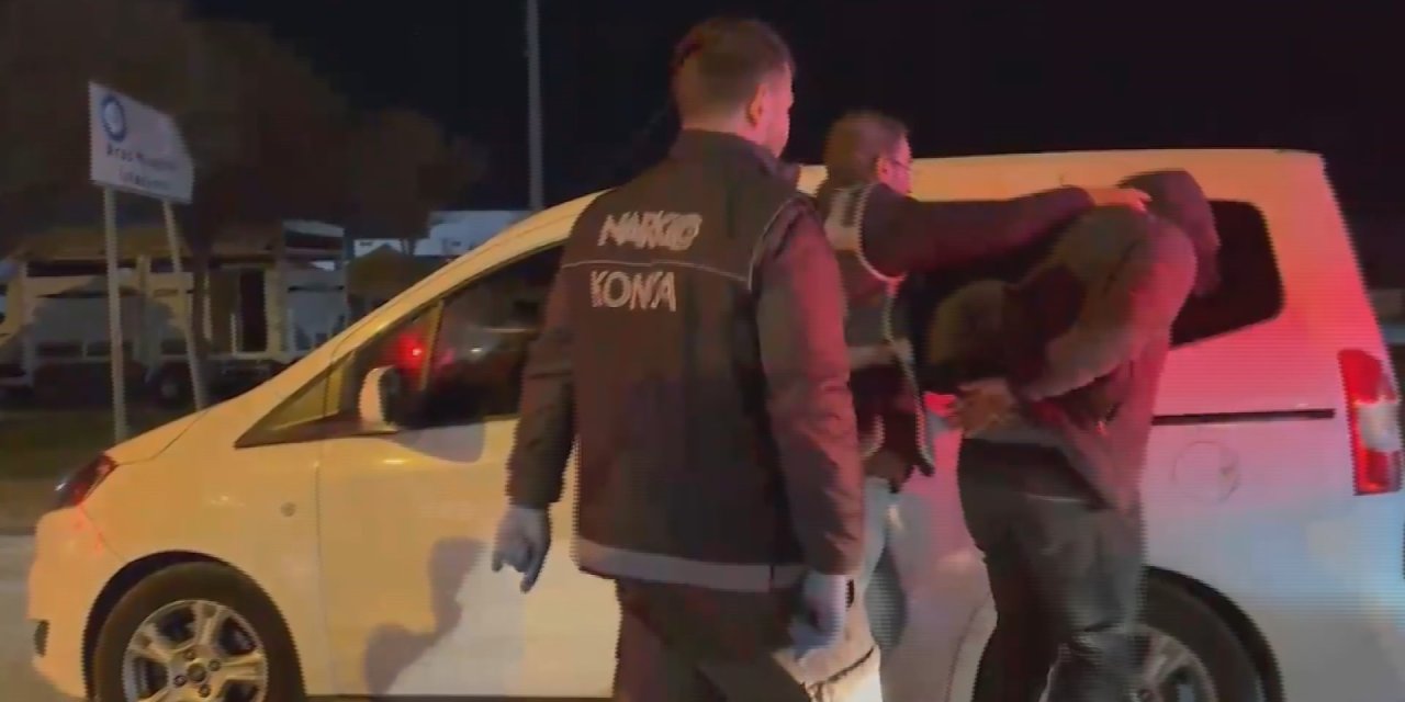 Konya polisinden narkotik operasyonu! 7 gözaltı var