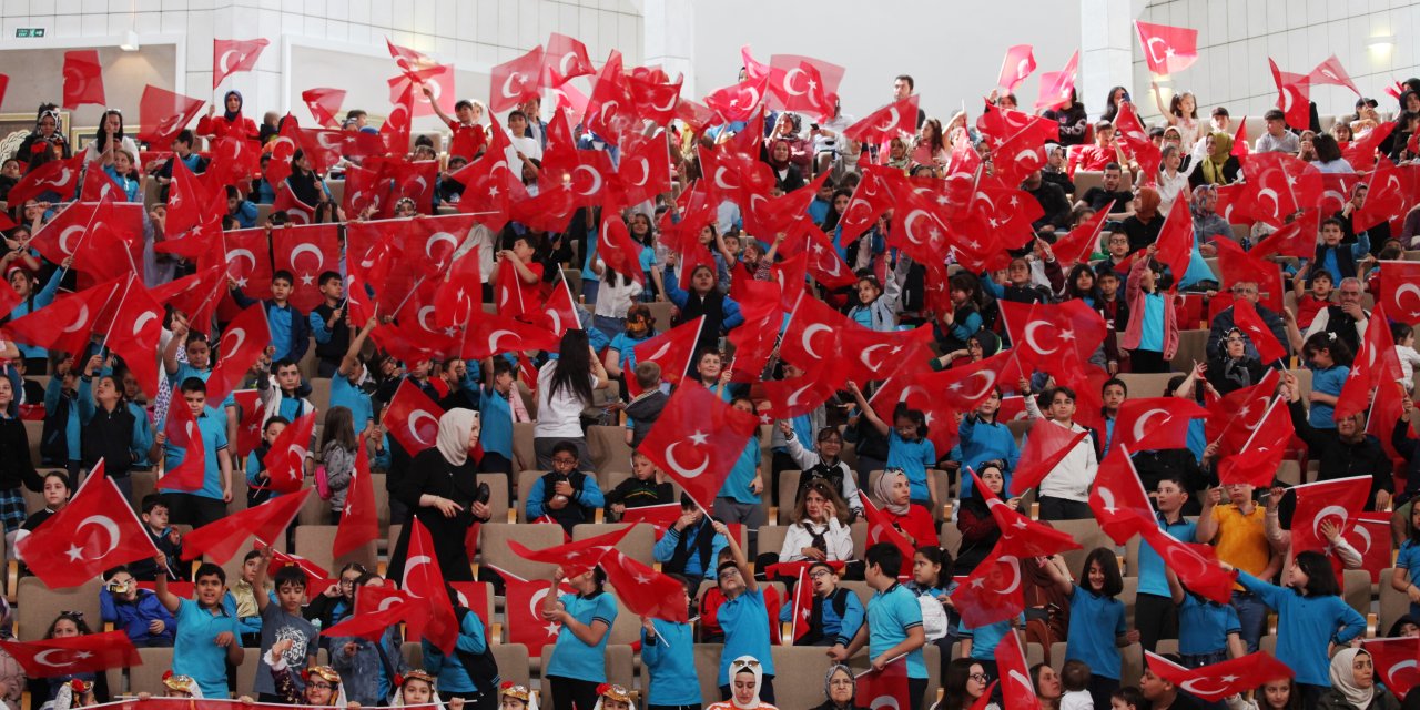 Bugün onlara armağan! Konya’da 23 Nisan coşkuyla kutlandı