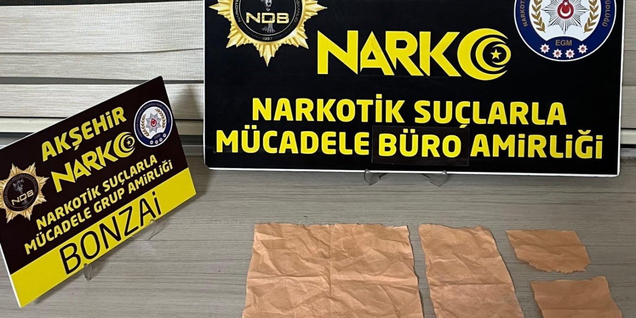 Akşehir polisi uyuşturucuya geçit vermiyor! Operasyon düzenlendi