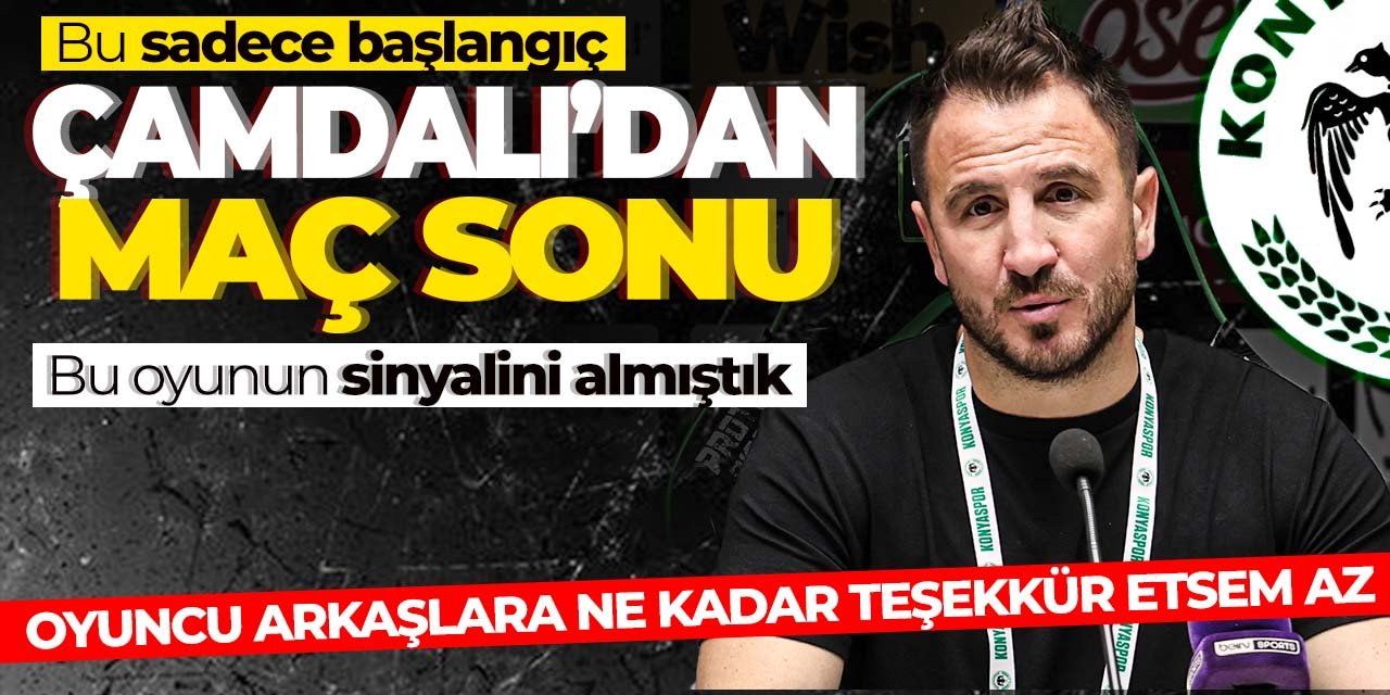 Ali Çamdalı'dan maç sonu: Bence inanılmaz bir mücadele verdik! Bu sadece başlangıç