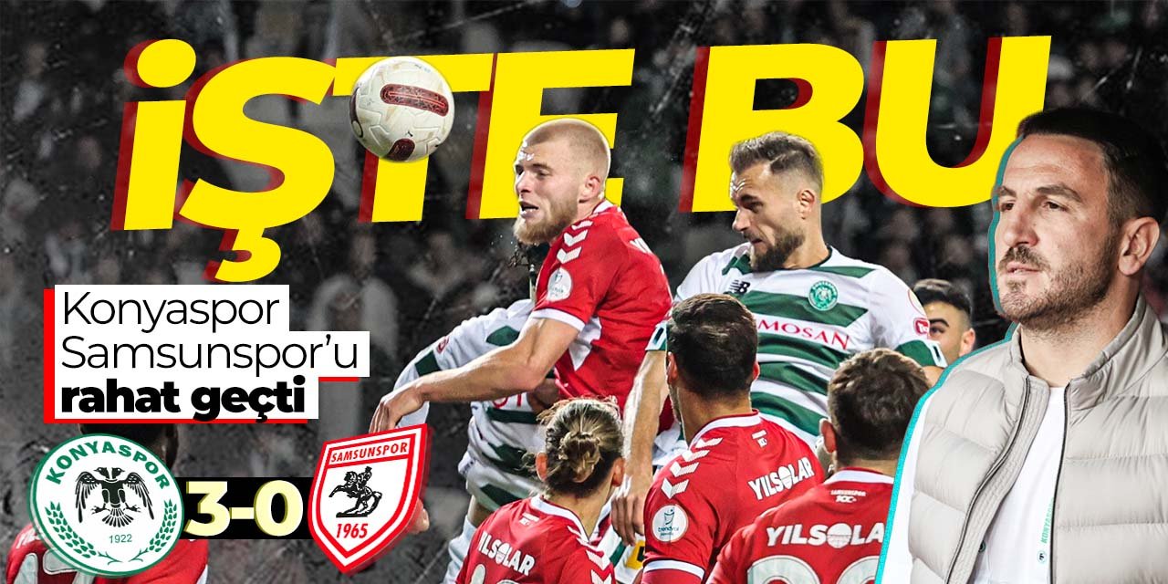 Konyaspor'dan müthiş oyun! Bu sezonun en iyi maçı