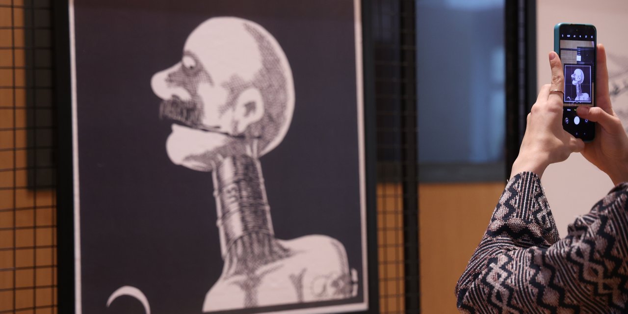 Filistinli Karikatüristin eserleri Konyalılarla buluştu