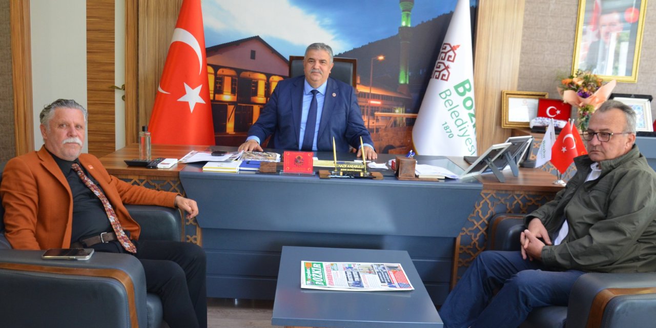 CHP Konya'dan Bozkır Belediye Başkanına 'hayırlı olsun' ziyareti