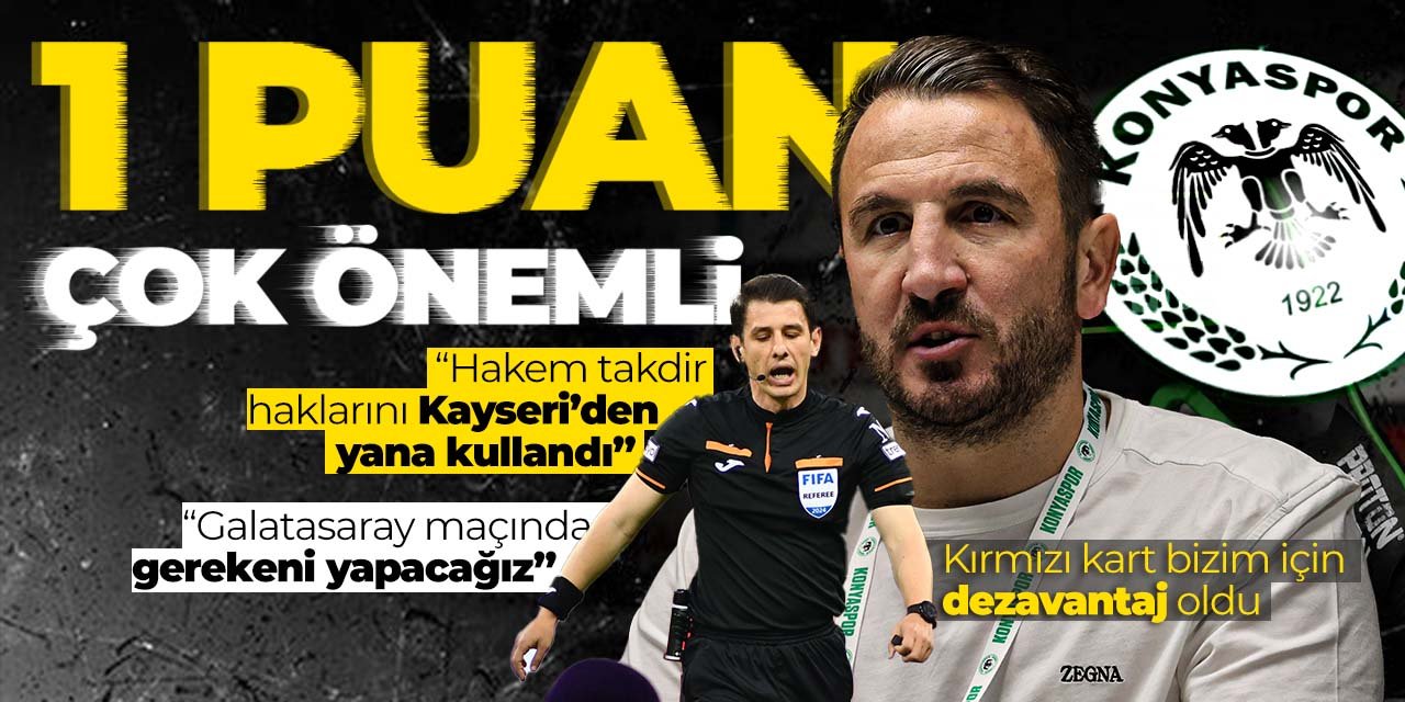 Ali Çamdalı'dan dikkat çeken maç sonu!  "Kırmızı kart bizim için dezavantaj oldu"