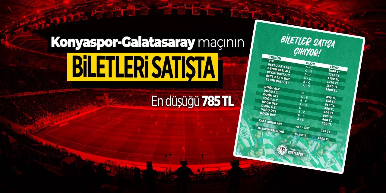 Konyaspor'da ligin son maçının biletleri satışta! En düşüğü 785 TL
