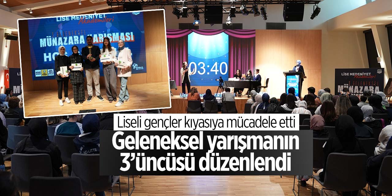 Liseli gençler kıyasıya yarıştı! Gelenekselleşen yarışmanın üçüncüsü düzenlendi