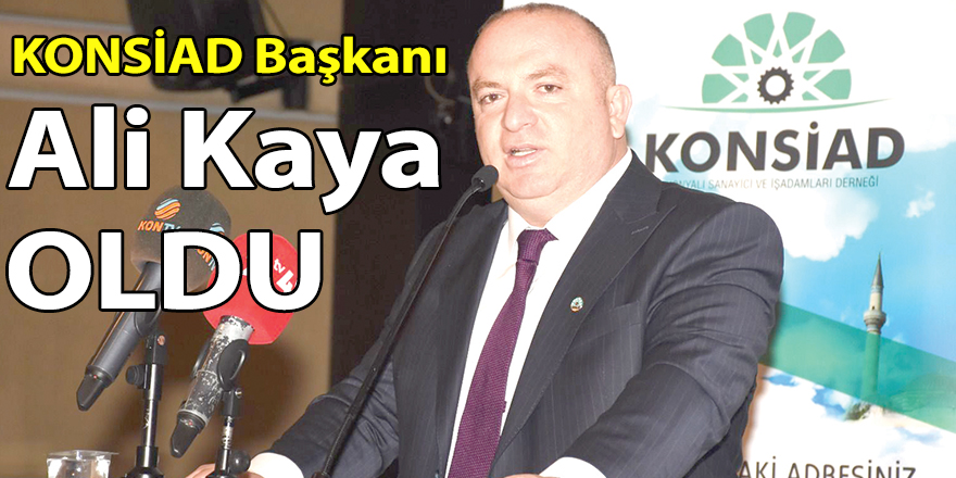 İlk Genel Kurulda, ilk Başkan Ali Kaya