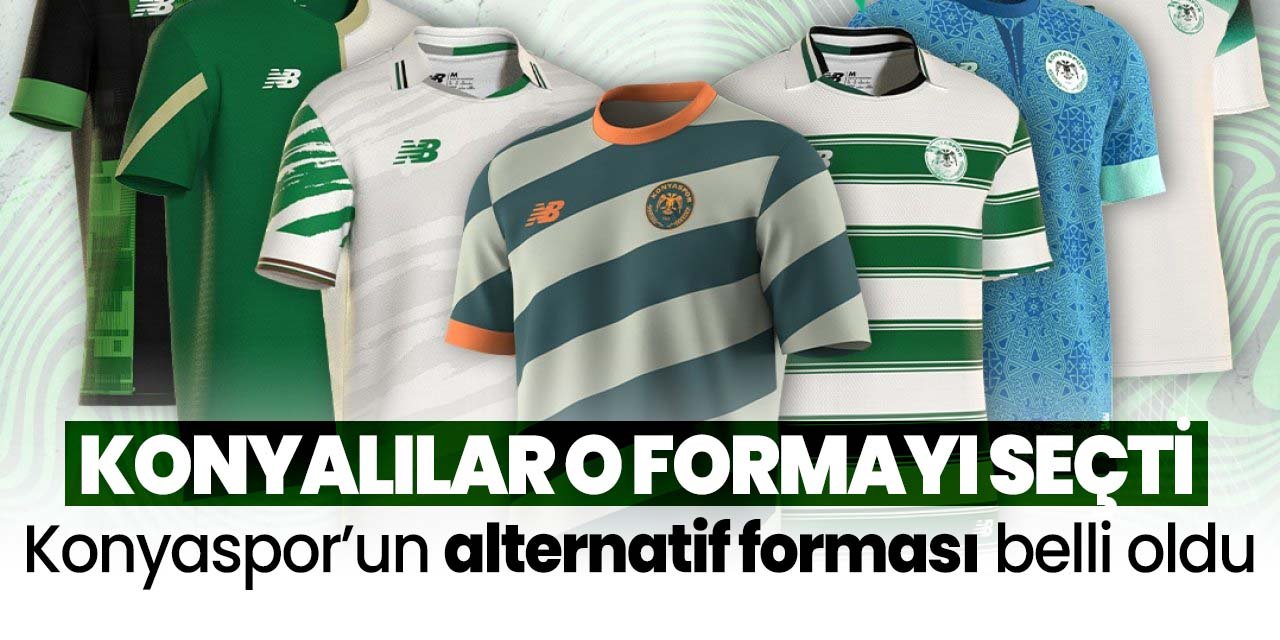 Konyaspor'un bir formasını taraftar seçmişti! Konyasporluların seçtiği forma belli oldu