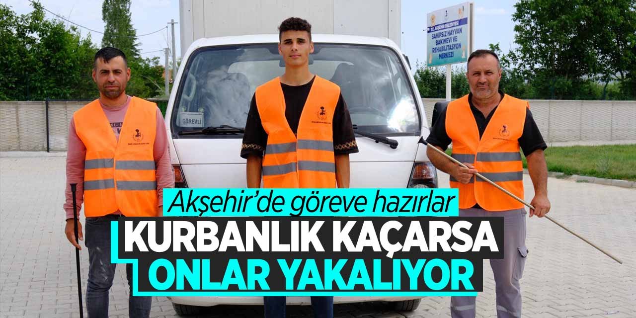 Kurbanlık kaçarsa yakalıyorlar! O ekip Kurban Bayramı'na hazır!