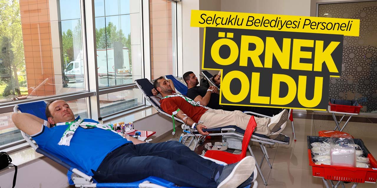 Selçuklu Belediyesi personeli yaptığı bu davranışla örnek oldu