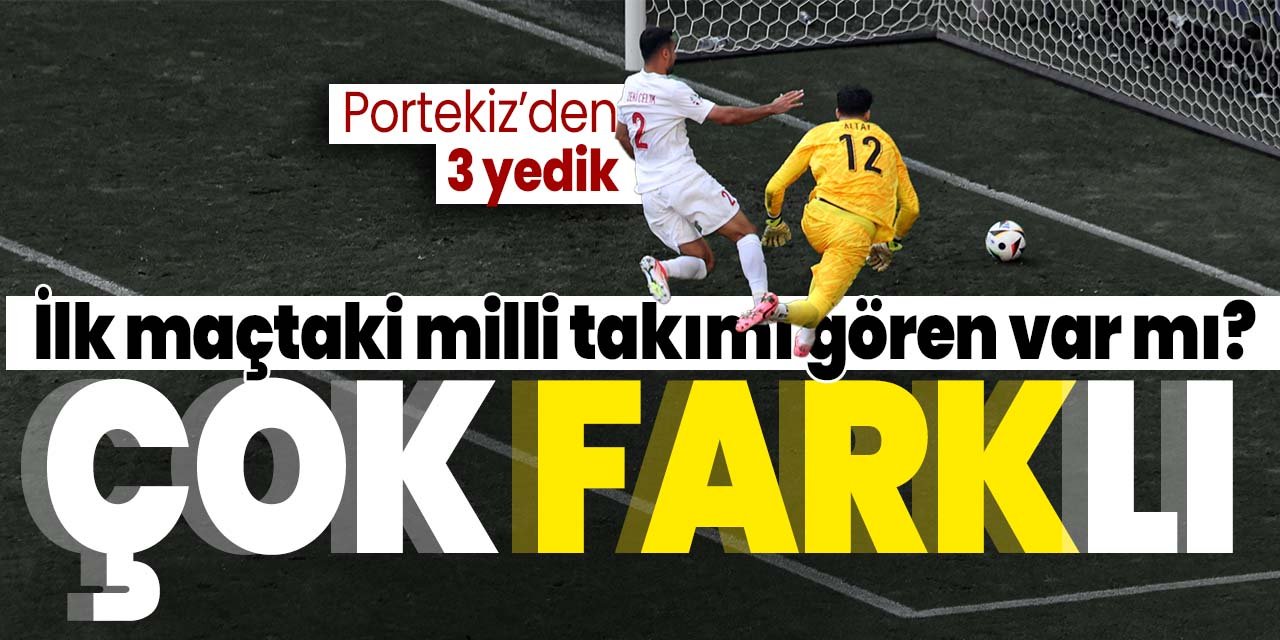 Portekiz karşısında Milliler yok oldu! 3-0'lık mağlubiyet