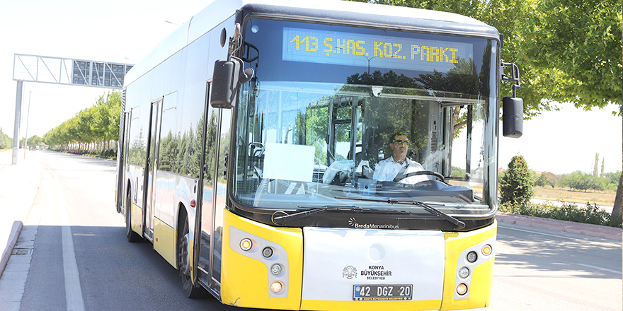 Konya Büyükşehir Yeni Bir Otobüs Hattını Daha Hizmete Sundu