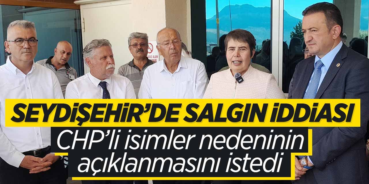 Konya'nın ilçesinde salgın alarmı! CHP'li isimlerden açıklama geldi