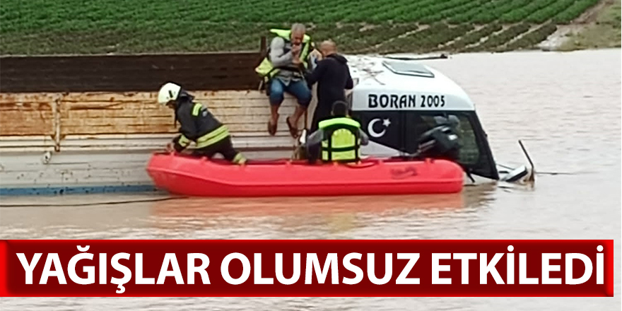 Konya'da aşırı yağışın neden olduğu olumsuzluklara karşı çalışmalar sürüyor