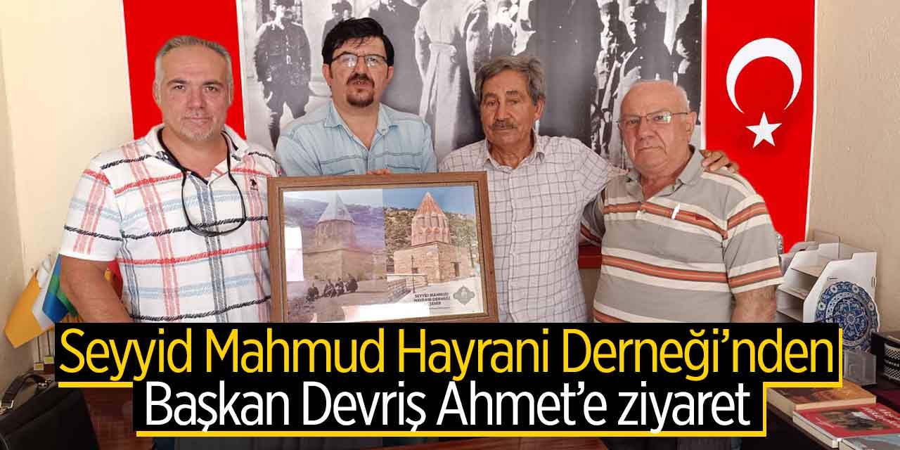 Akşehir'de faaliyete başlayan Seyyid Mahmud Hayrani Derneği'nden Başkan Devriş Şahin'e ziyaret!