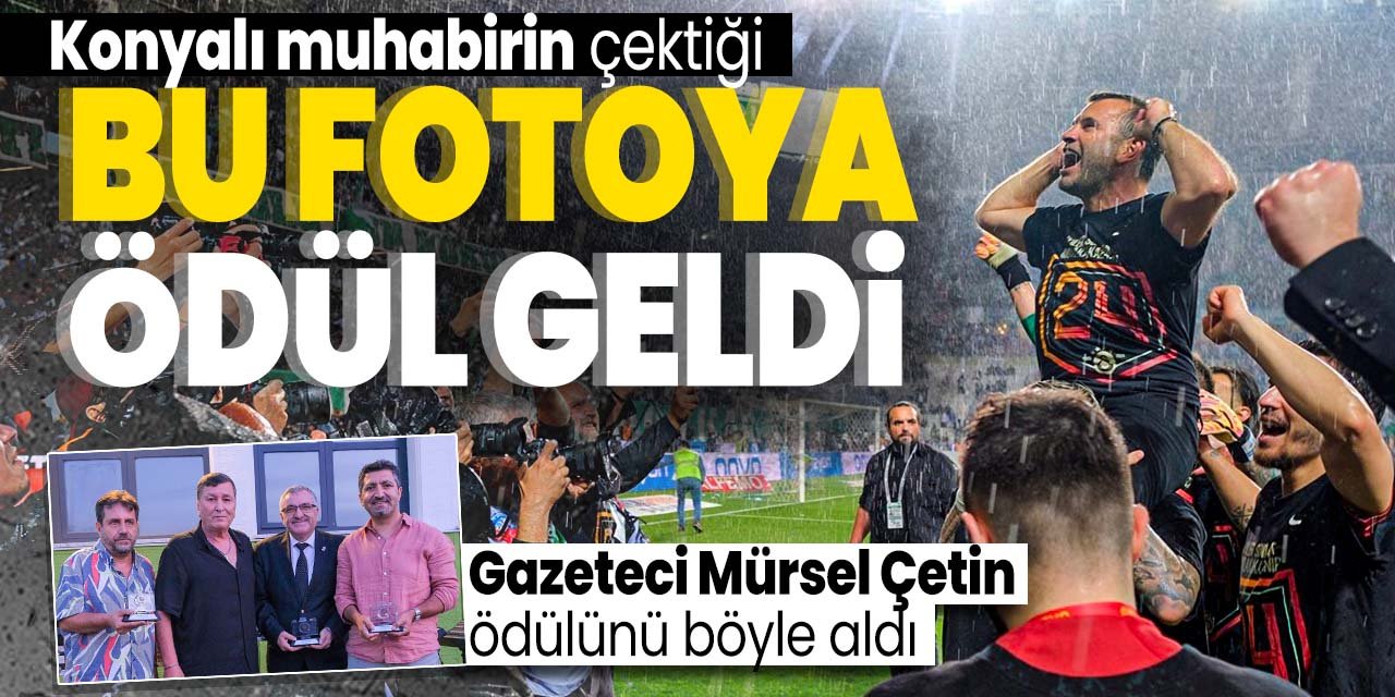 Mürsel Çetin'in ödül heyecanı! Çektiği bu fotoğrafla ikinci oldu