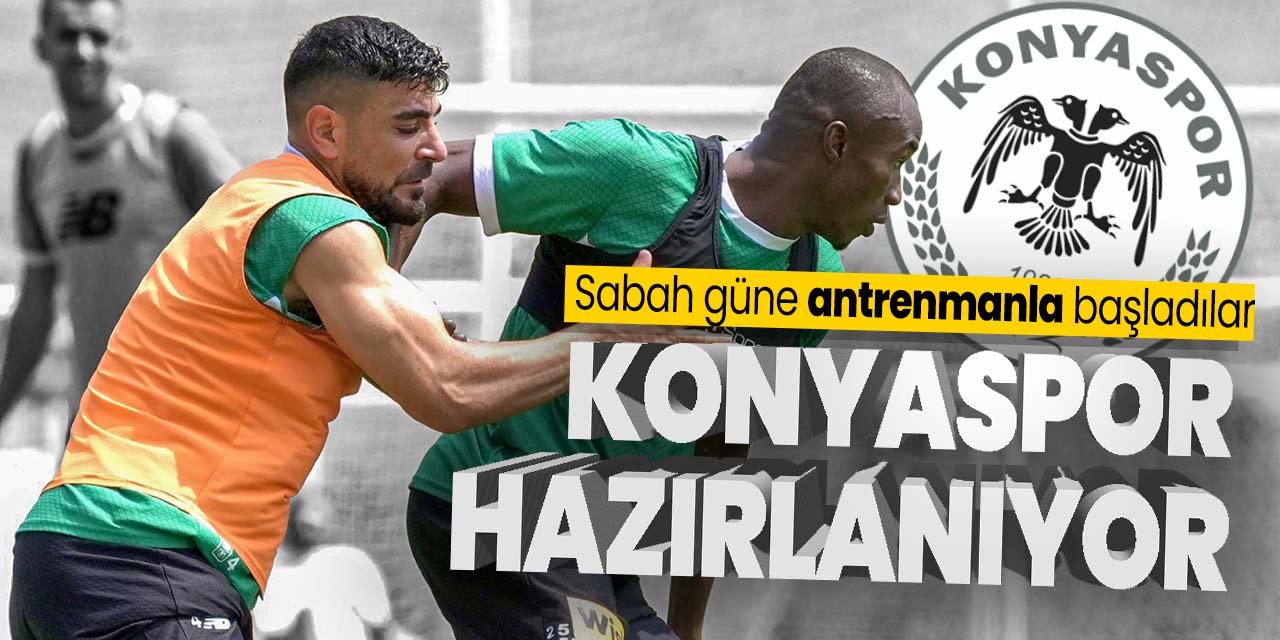 Konyaspor yeni sezona hazırlanıyor! Güne antrenmanla başladılar!