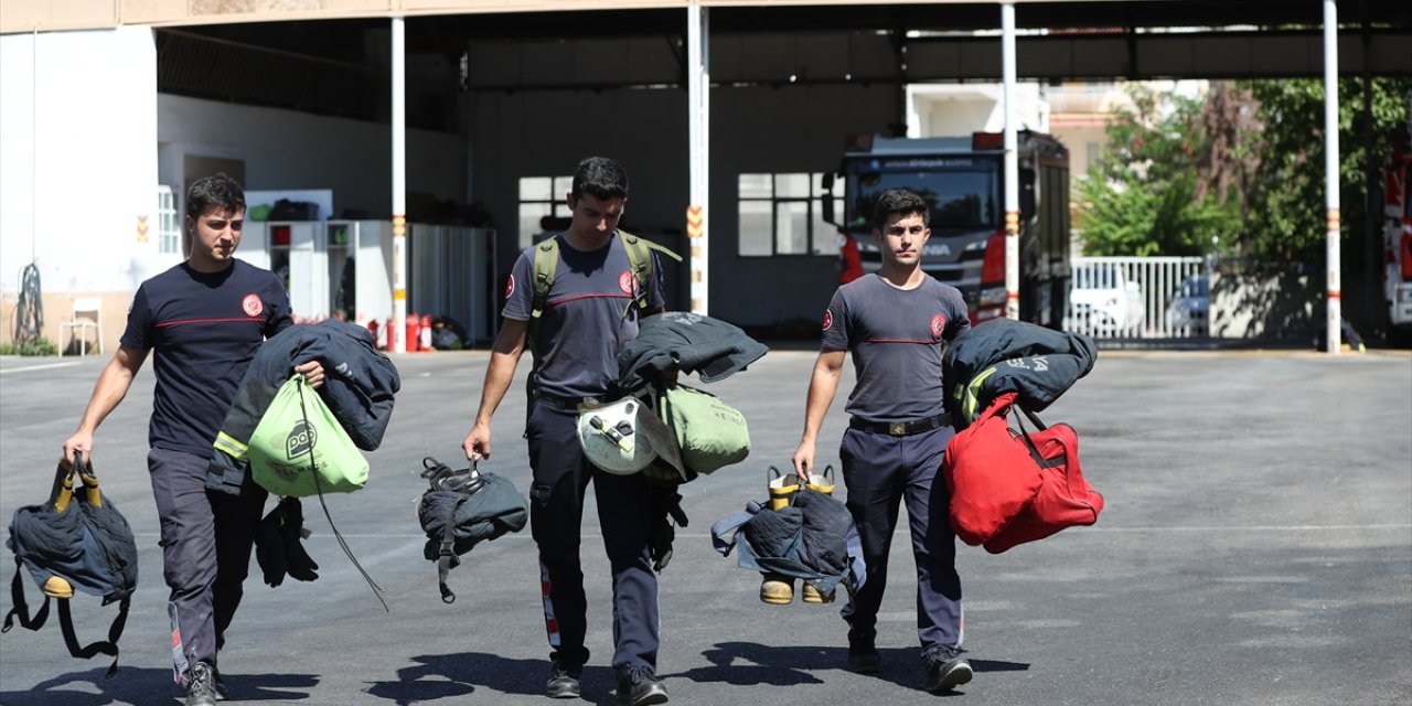 Antalya Büyükşehir Belediyesi, Mersin'e itfaiye araçları gönderdi