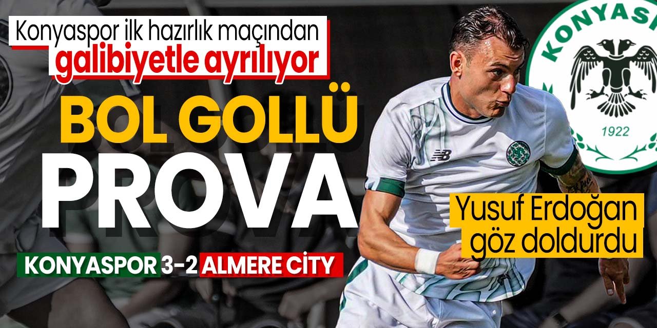 Konyaspor'dan Kayseri'de bol gollü prova! İlk hazırlık maçında 3 gol attı