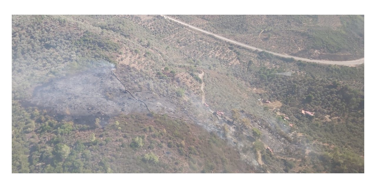 Muğla'da makilik alanda çıkan yangın söndürüldü