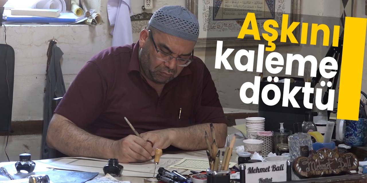 Öğrencilik yıllarındaki Kur'an sevgisini eserlerine aktarıyor!