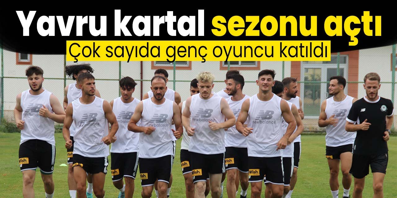 Yavru Kartal sezonu açtı! İlk antrenmanda çok sayıda genç oyuncu yer aldı