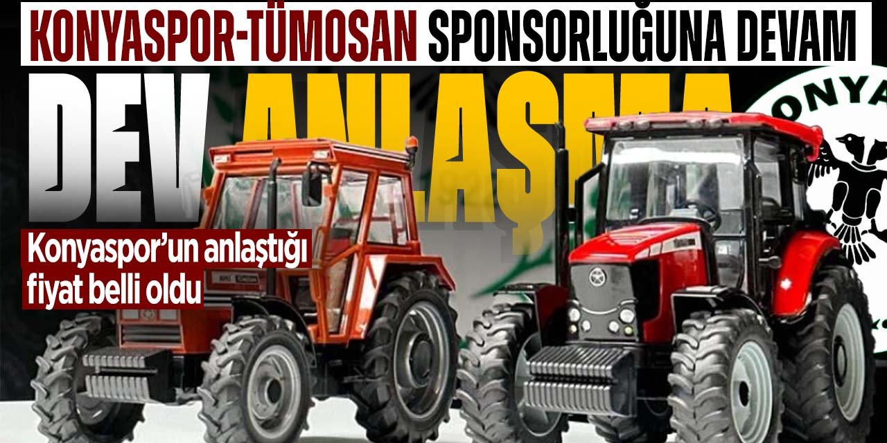 Konyaspor ile Tümosan arasındaki sponsorluğa devam! Dev anlaşma yaptılar