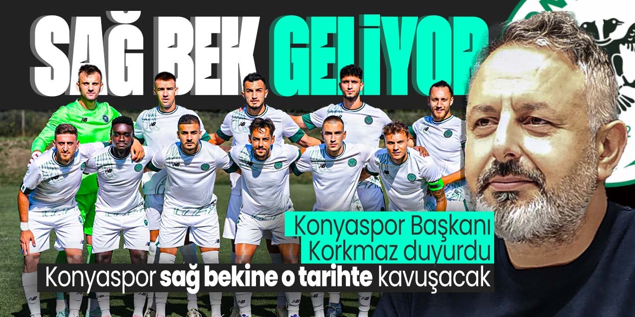 Konyaspor Başkanı duyurdu! Konyaspor'un sağ bekine kavuşmasına az kaldı... O tarihte geliyor
