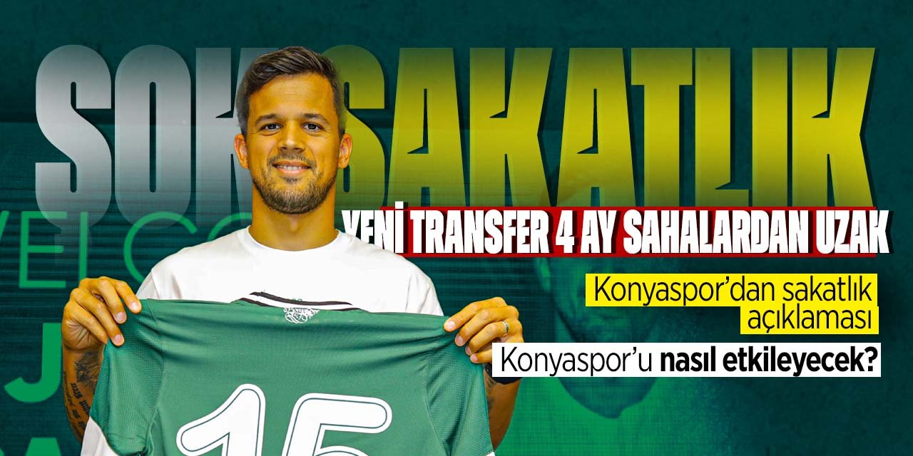 Konyaspor'da şok sakatlık! Yeni transfer kaç  ay sahalardan uzak kalacak?
