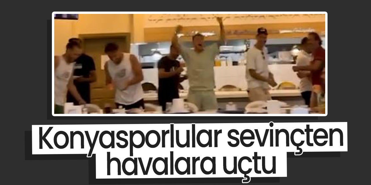 Konyasporlular o maçı izlerken yerinde duramadı! Sevinçten havalara uçtular!