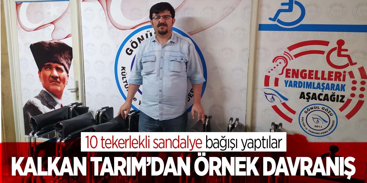 Kalkan Tarım' dan örnek davranış