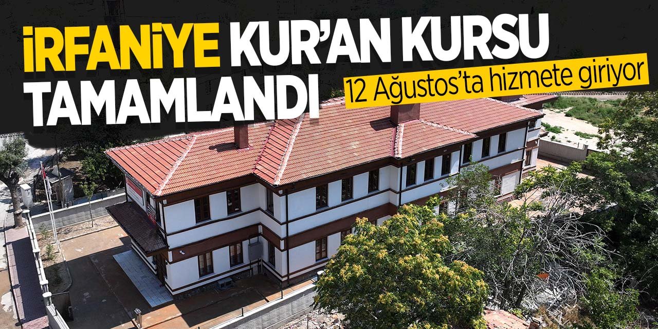 Konya'da belediye tarafından yapımı tamamlandı! 12 Ağustos'ta açılacak